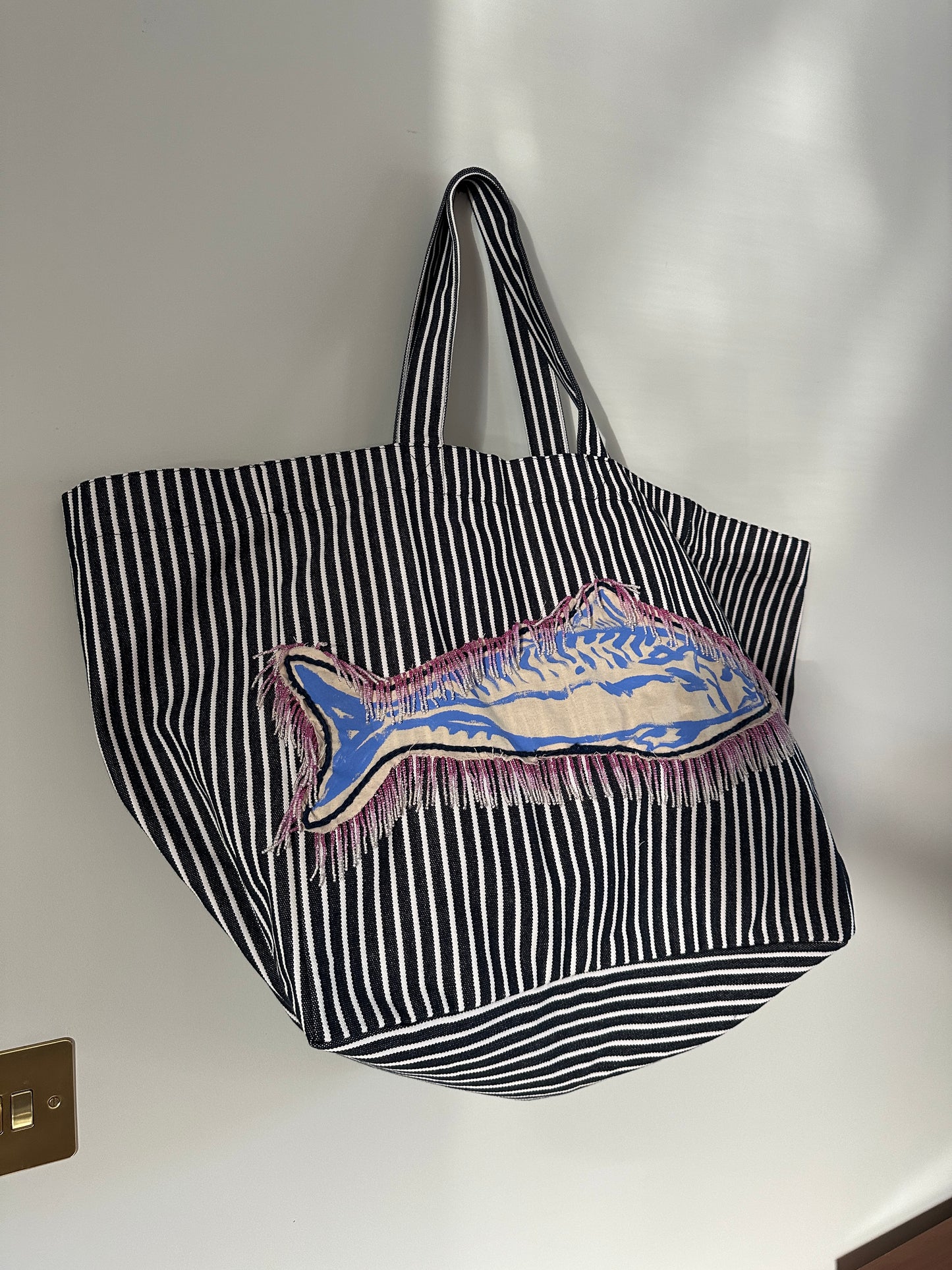 Fringed Fish Beach Bag ~ 1