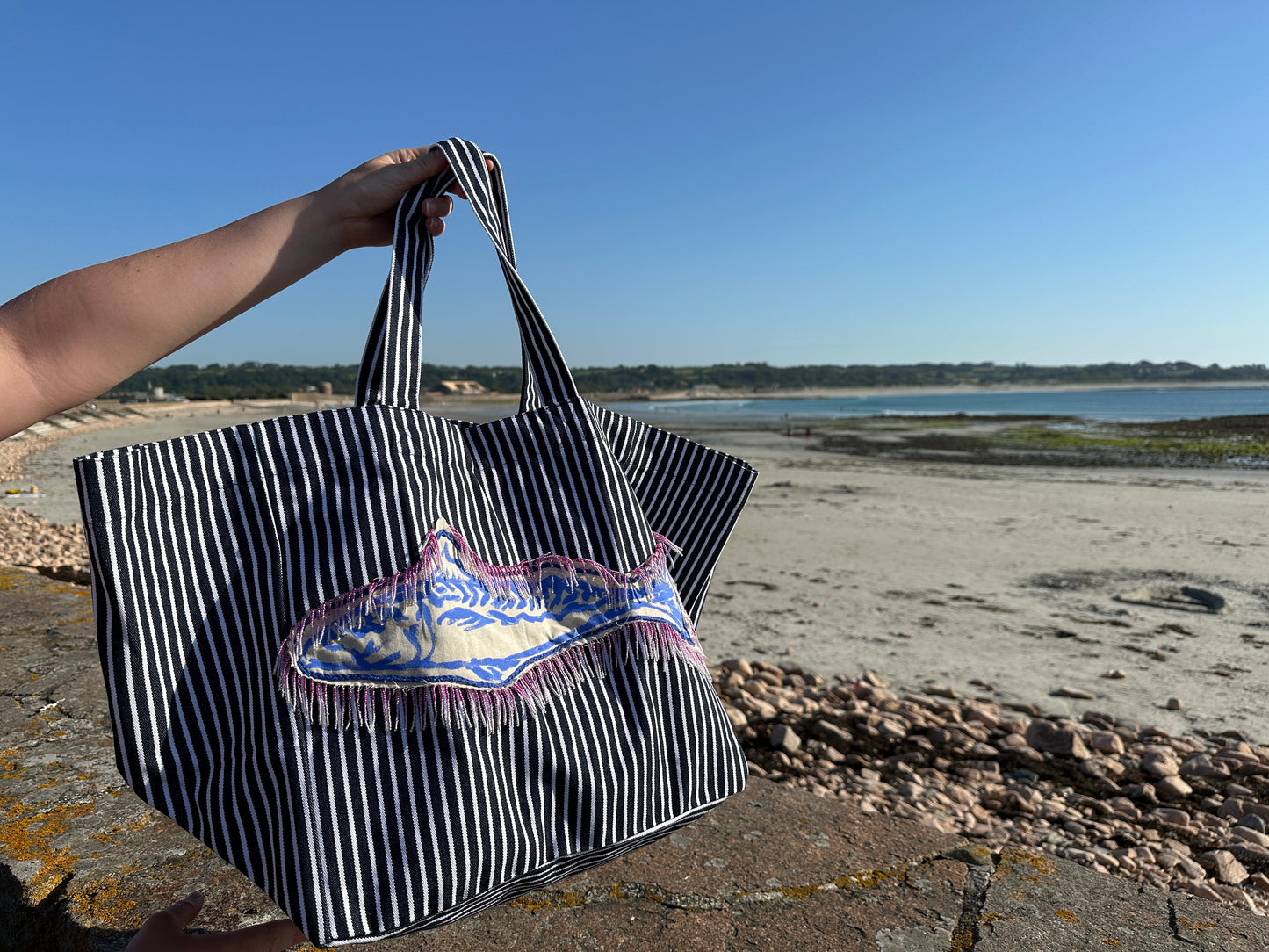 Fringed Fish Beach Bag ~ 3