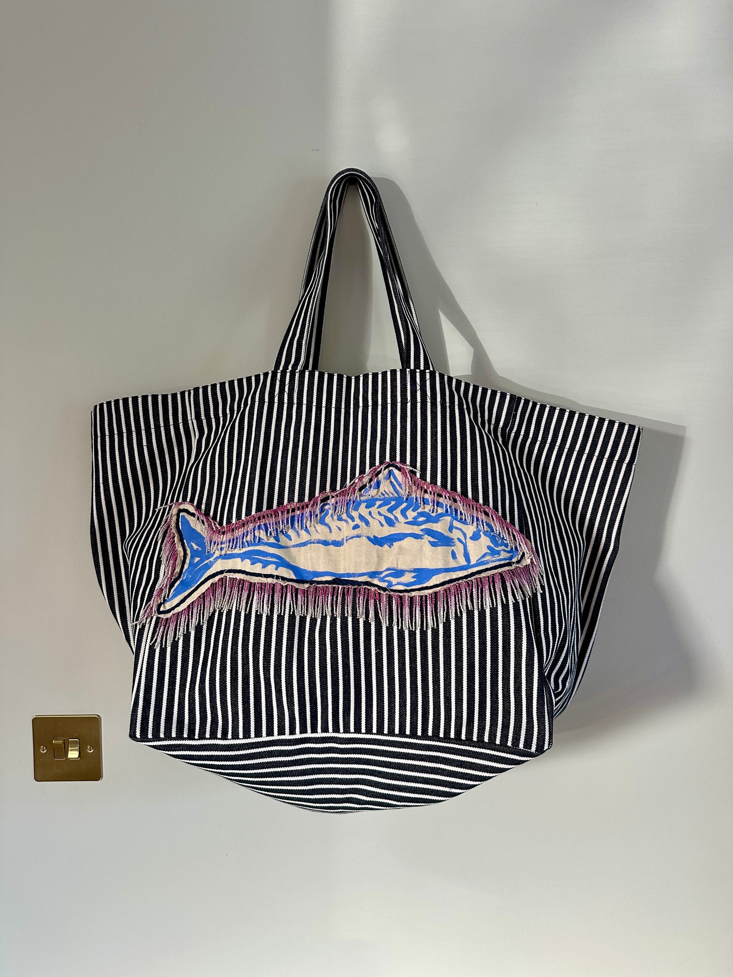 Fringed Fish Beach Bag ~ 1