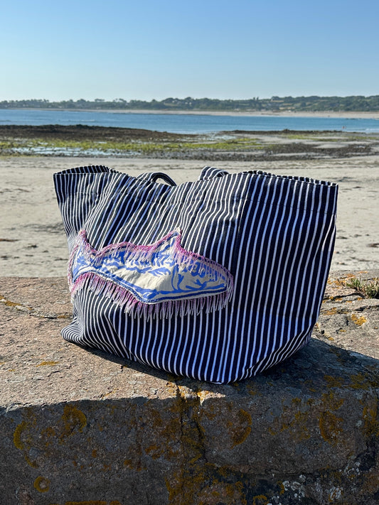 Fringed Fish Beach Bag ~ 1