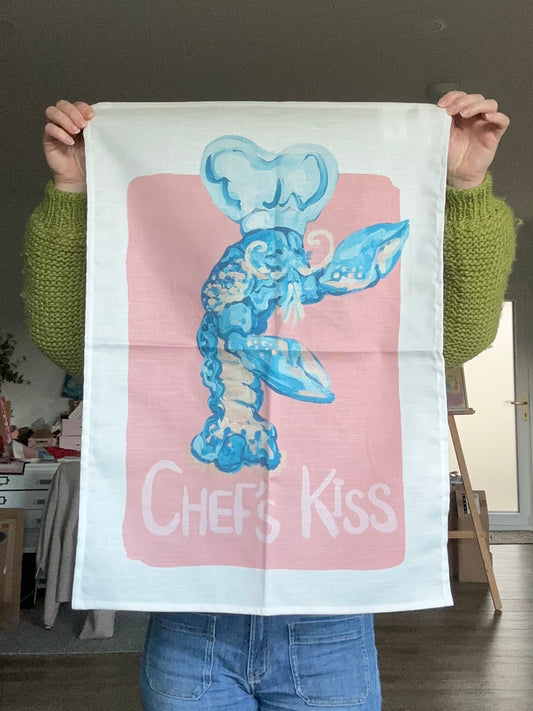 Chef’s Kiss Tea Towel