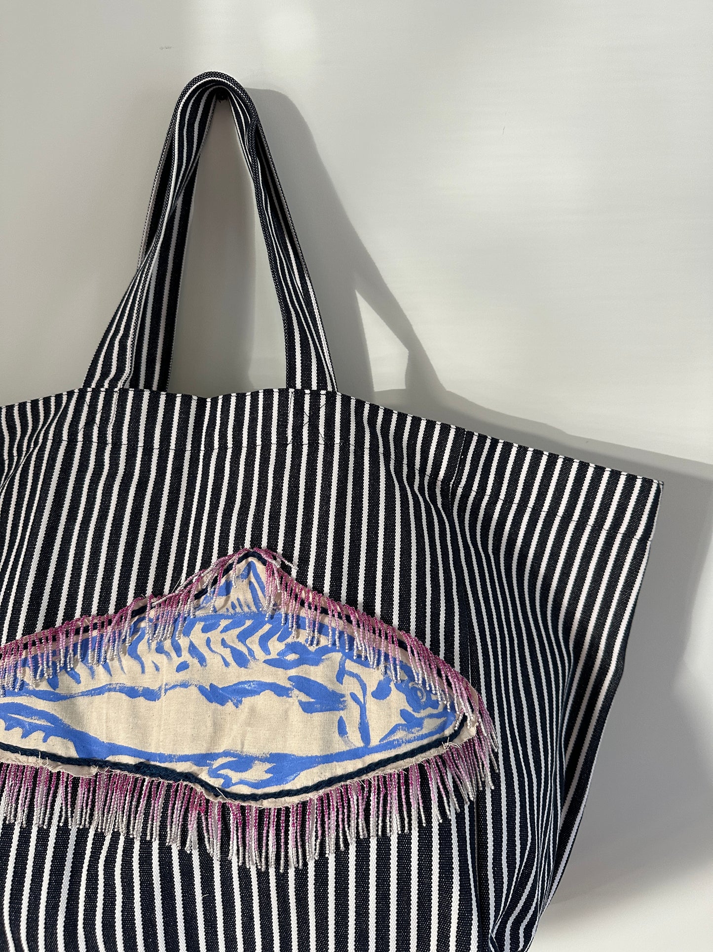 Fringed Fish Beach Bag ~ 1