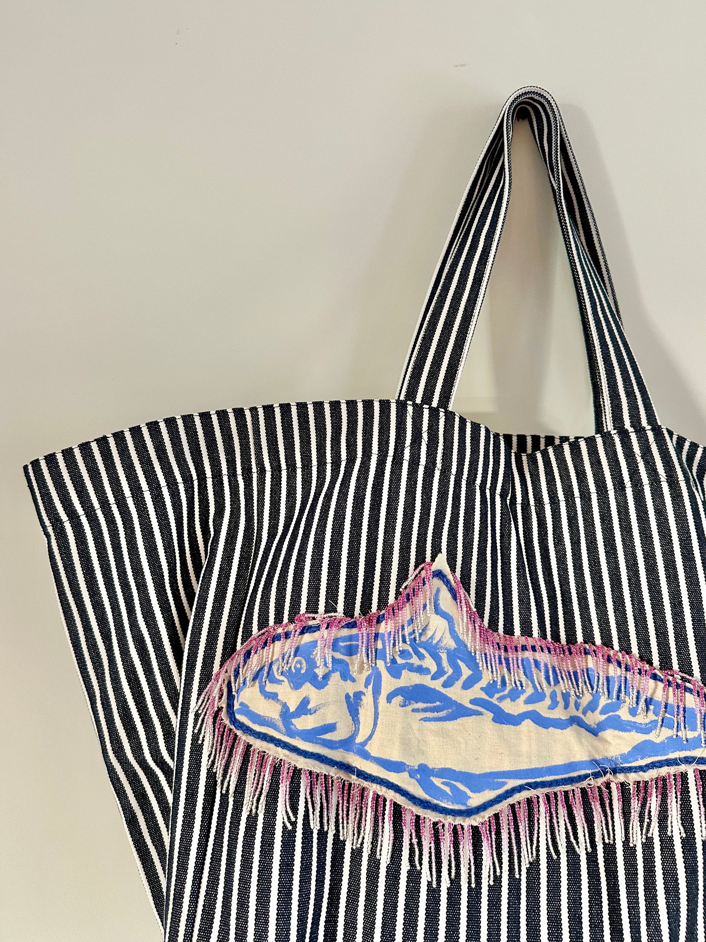 Fringed Fish Beach Bag ~ 3