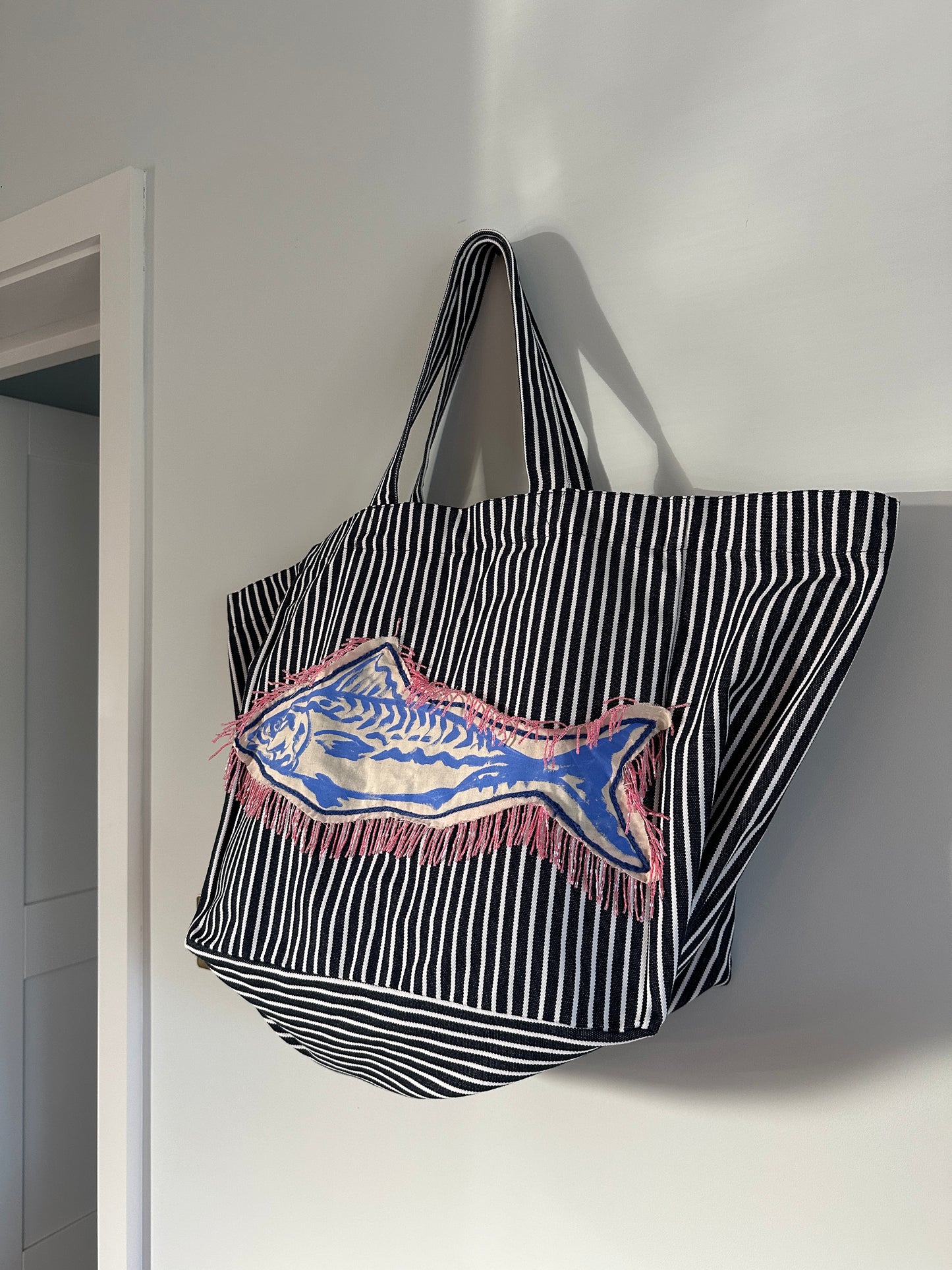 Fringed Fish Beach Bag ~ 5