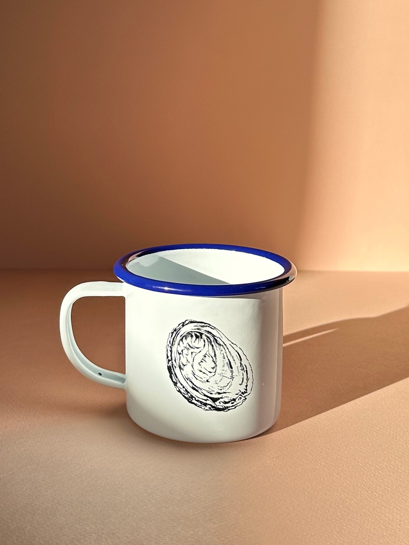 Ormer Etched Enamel Mug