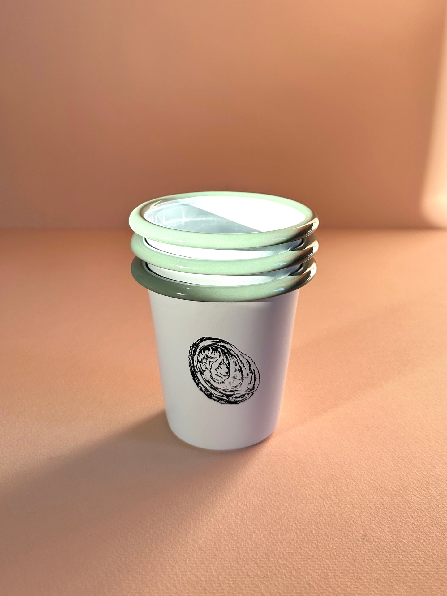 Ormer Etched Enamel Tumbler