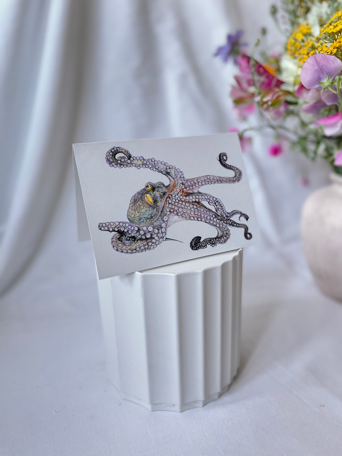 Octopus Greetings Card