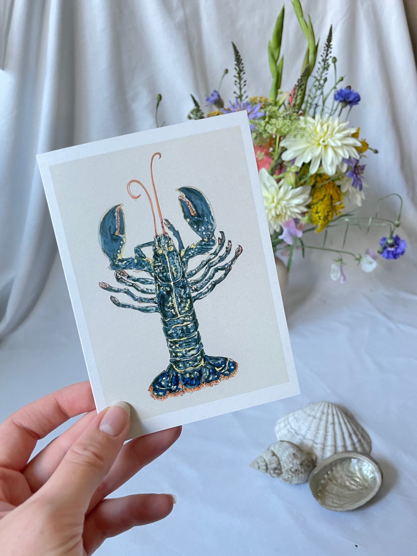 Lobster Greetings Card