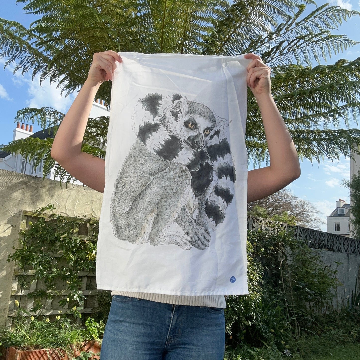 Lemur Tea Towel