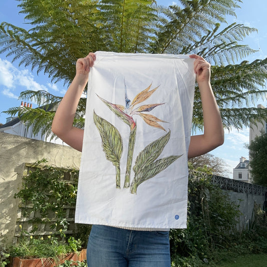 Bird Of Paradise Tea Towel