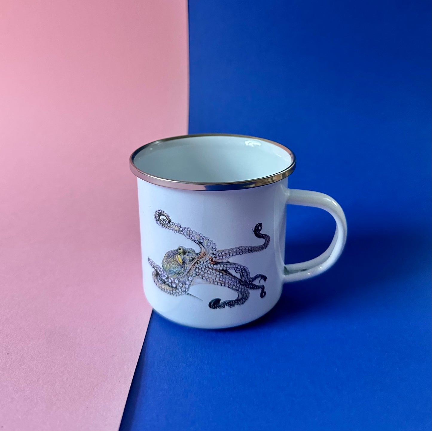 Victor Hugo Octopus Enamel Mug