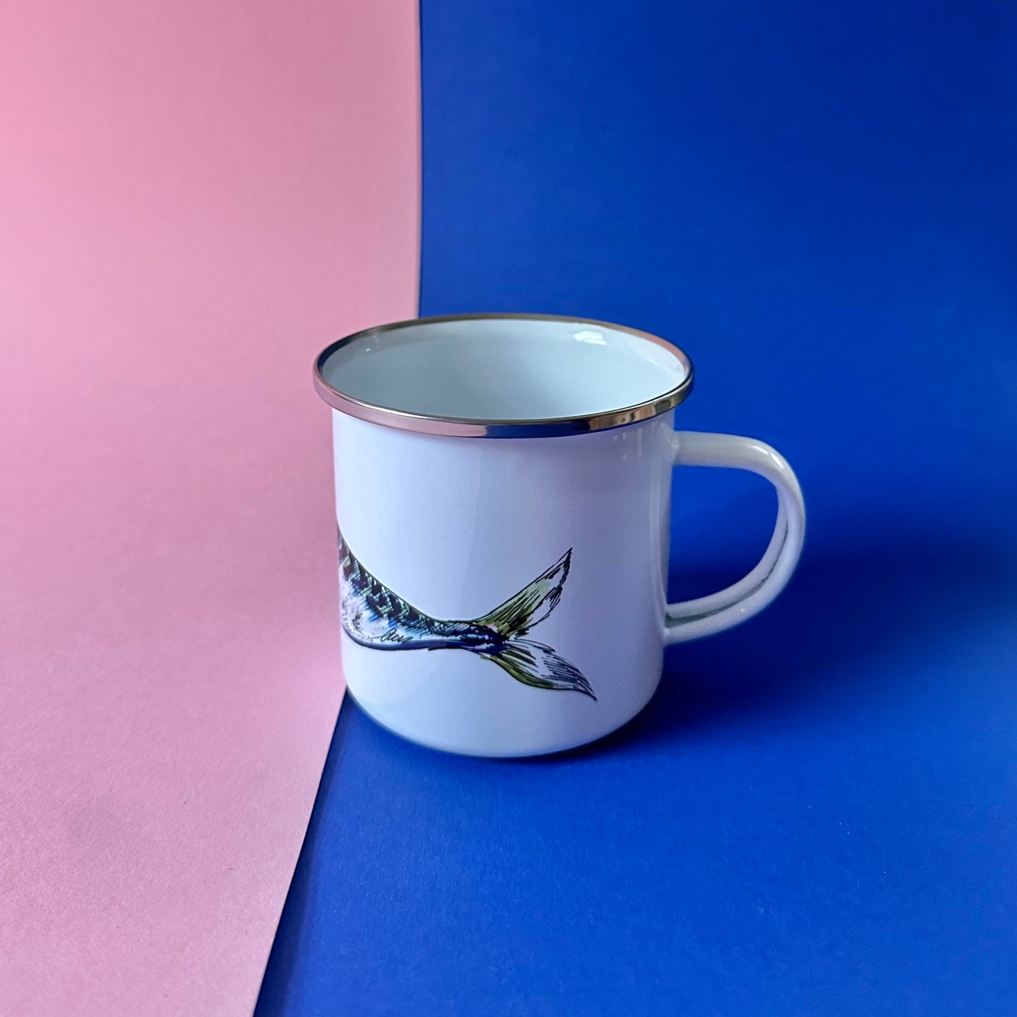 Mackerel Enamel Mug