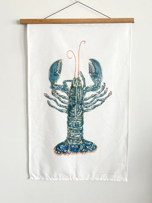 Fresh Blue Lobster Tea Towel