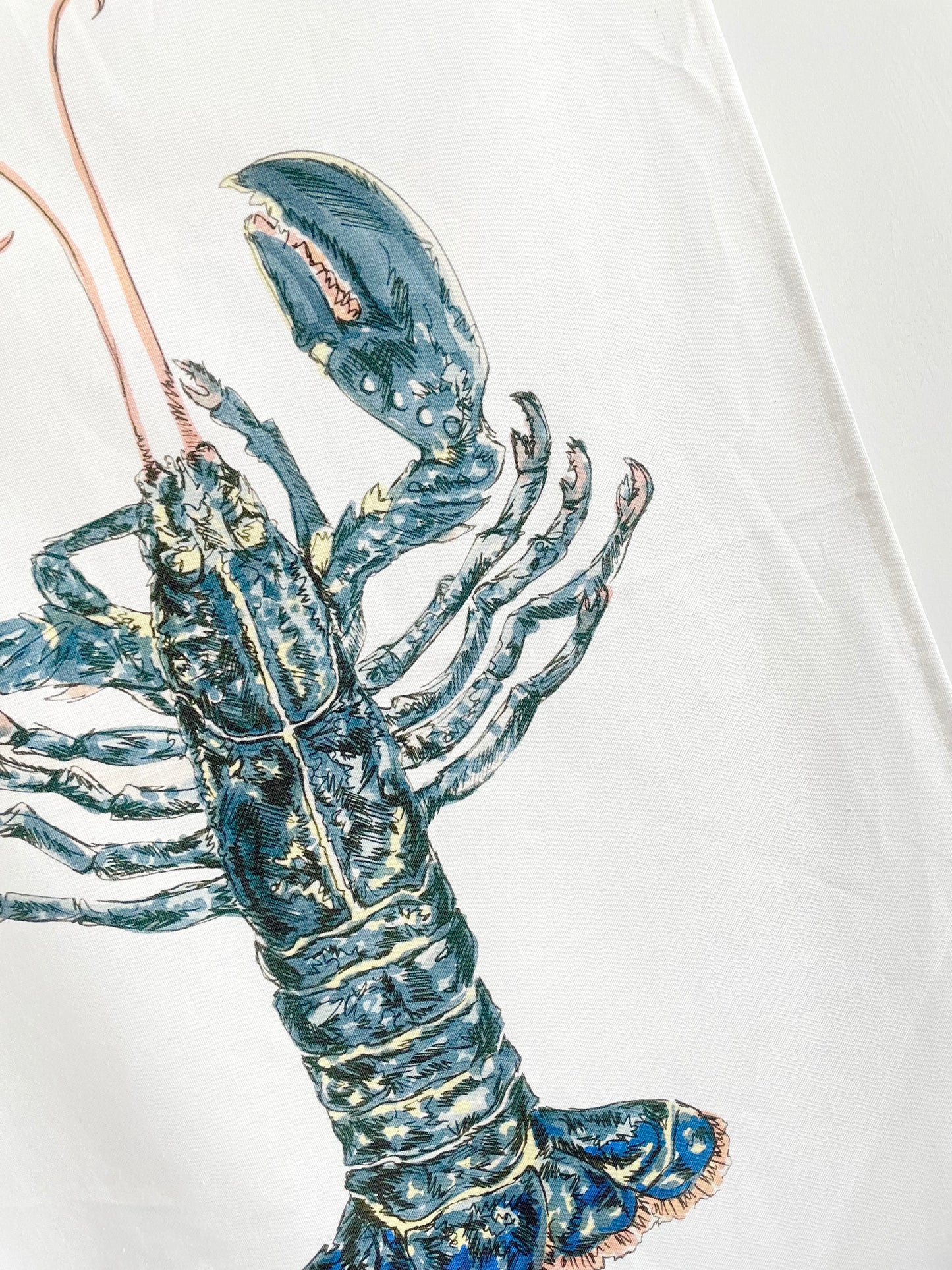 Fresh Blue Lobster Tea Towel