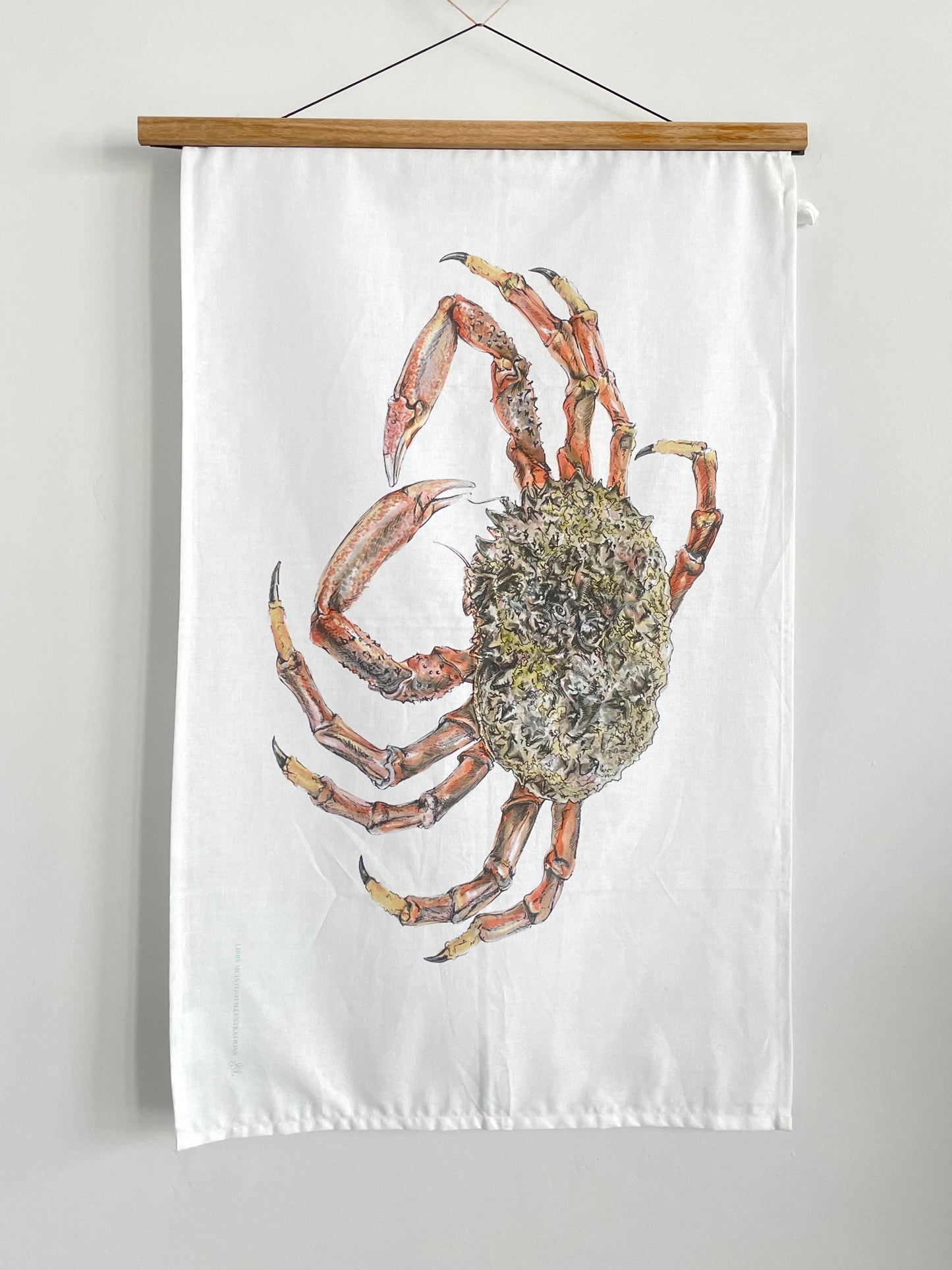 Spider Crab Tea Towel