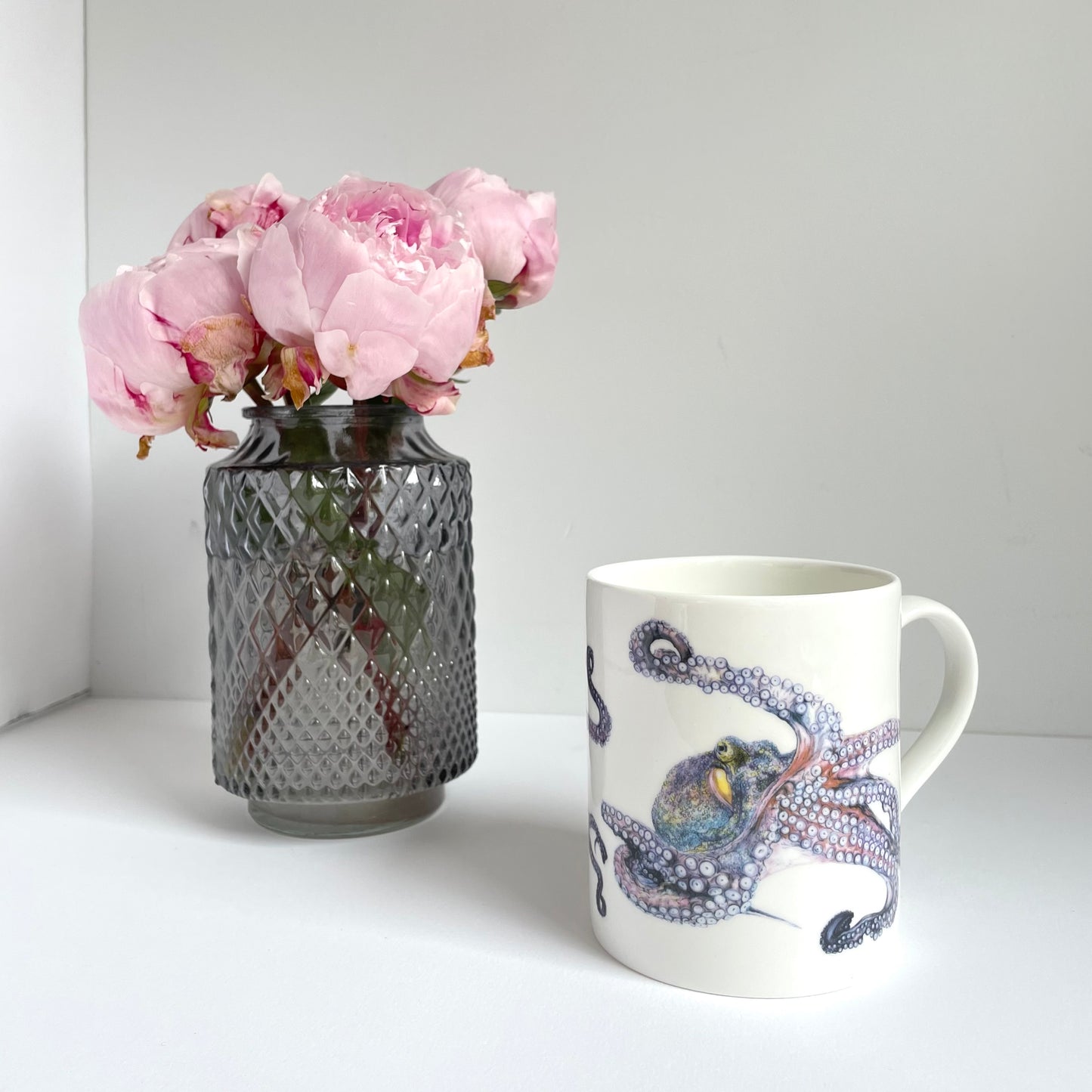 Octopus Bone China Mug